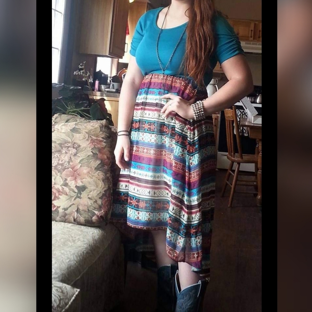Western Skirt Dress